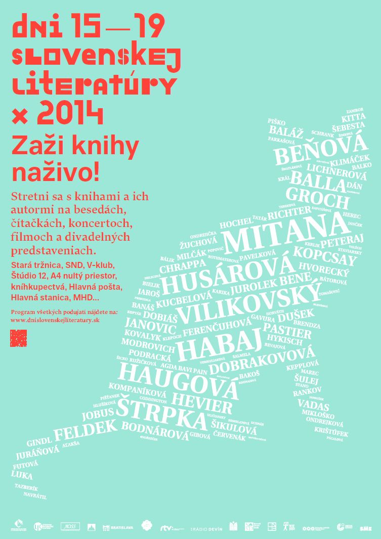 Pozvánka na festival Dni slovenskej literatúry